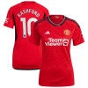 Fotbalové dresy Manchester United Rashford 10 Dámské Domácí Dres 2023-24 Krátký Rukáv